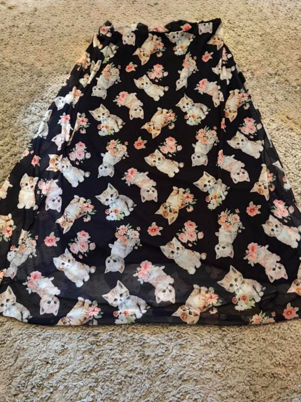 Hot topic cat skirt #skirt #cute #cats size small to medium